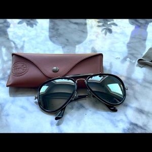 Ray-Ban Men's Black Blaze Aviator